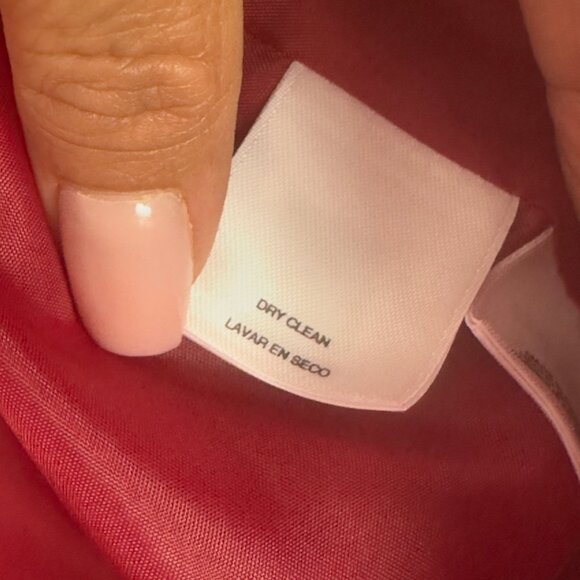 Kasper Womens Red Open-Front Blazer Jacket Size 16 Polyester Blend Long Sleeve - Picture 7 of 16